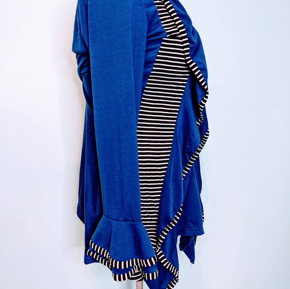 Striped long sleeved jersey tunic - Picture 2 of 3